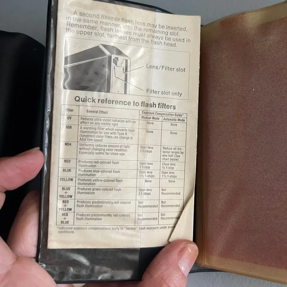 Vintage Vivitar Flah Filter Kit - Lot Of $ Booklets NOT COMPLETE